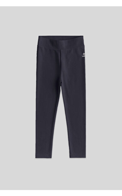 Antrasit Yüksek Bel Dar Paça Kız Çocuk Tayt  - 75047