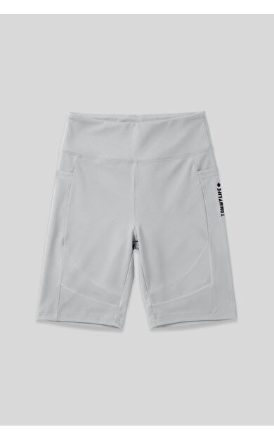 Taş Esnek Standart Fit Performans Kadın Biker Tayt - 91012