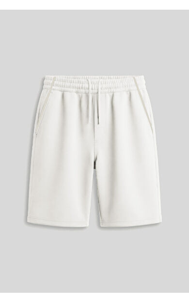 Ekru Standart Fit Erkek Çocuk Şort - 11284