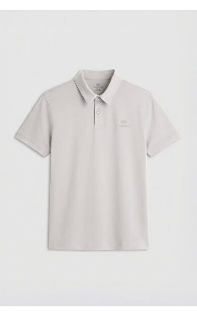 Taş Standart Kalıp Basic Polo Yaka Erkek T-Shirt - 87748