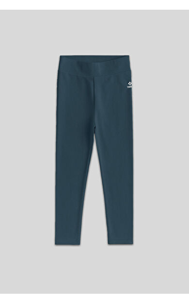 Orman Yeşili Yüksek Bel Dar Paça Kız Çocuk Tayt  - 75047