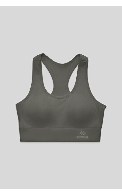 Çağla Sırt Detaylı Dar Kalıp U Yaka Kadın Spor Büstiyer - 97120