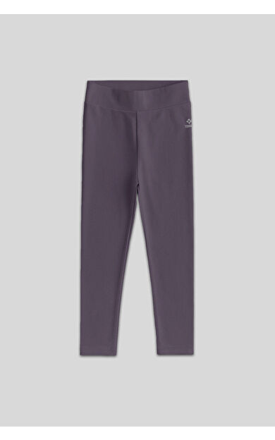 Eflatun Yüksek Bel Dar Paça Kız Çocuk Tayt  - 75047