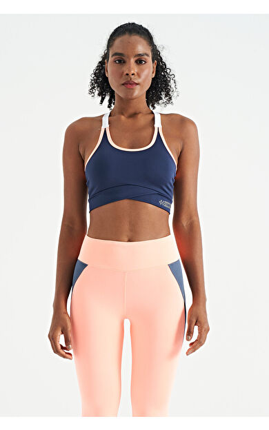 İndigo Sırt Detaylı Askılı Dar Kalıp Kadın Büstiyer - 97254