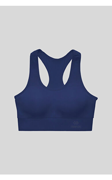 İndigo Sırt Detaylı Dar Kalıp U Yaka Kadın Spor Büstiyer - 97120