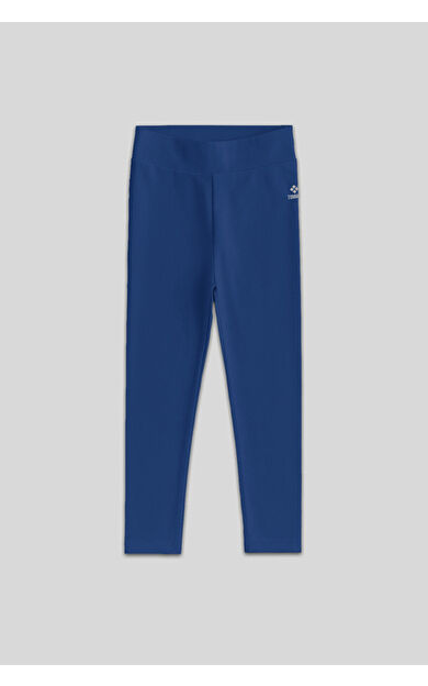 İndigo Yüksek Bel Dar Paça Kız Çocuk Tayt  - 75047