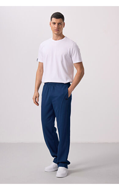 Parlament Yüzeyi Dokulu Standart Fit Palazzo Erkek Pantolon - 82171