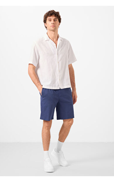 Parlament Standart Fit Dokuma Hafif Esnek Chino Erkek Şort - 81292