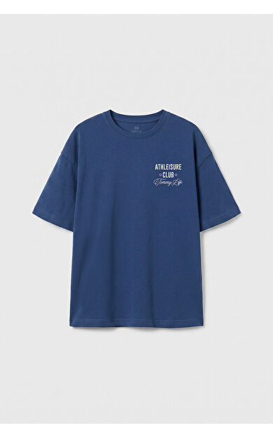 YENİ Parlament Oversize Kısa Kollu Baskılı Kız Çocuk T-Shirt - 75175