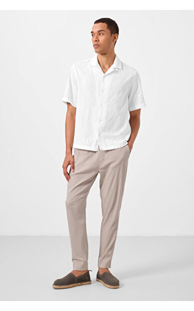 Taş Standart Fit Dokuma Hafif Esnek Chino Erkek Pantolon - 82177