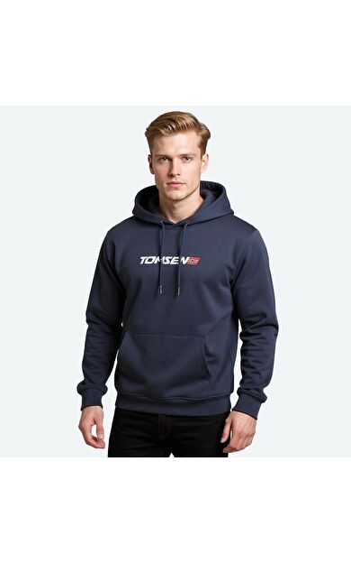 Kapüşonlu Sweatshirt - Lacivert