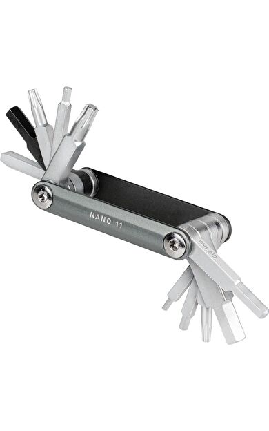 Topeak Nano 11 Alyen Anahtar Seti CNC Kesim 9 Fonksiyonlu TT2625 250501