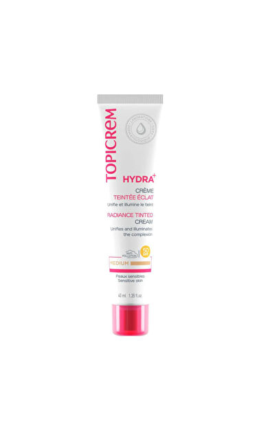 Topicrem Hydra+ Tinted Radiance Cream SPF 50+ 40 ml - Medium