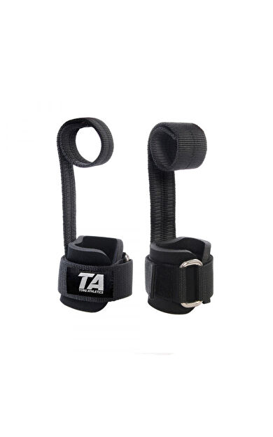 Torq Athletics Big Grip Pro Lifting Straps (Siyah)