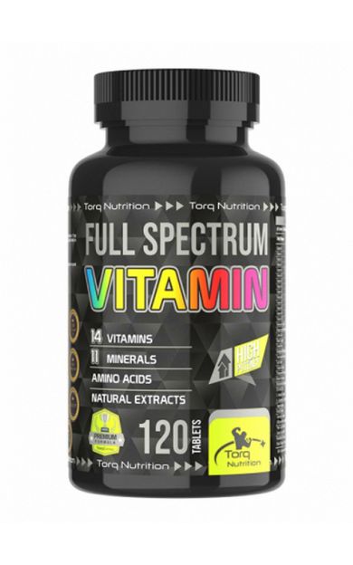 Torq Nutrition Full Spectrum Vitamin 120 Tablet | Multivitamin - Multimineral