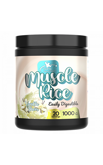 Torq Nutrition Muscle Rice - Mikronize Pirinç 1000 gr. (Vanilya)