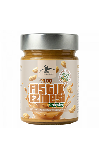 Torq Nutrition %100 Fıstık Ezmesi (Crunchy)