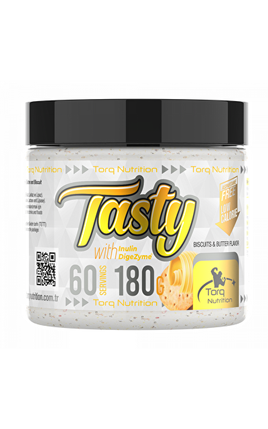 Torq Nutrition Tasty - 180 gr. (Bisküvi &amp; Tereyağı) (İnülin &amp; DigeZyme)