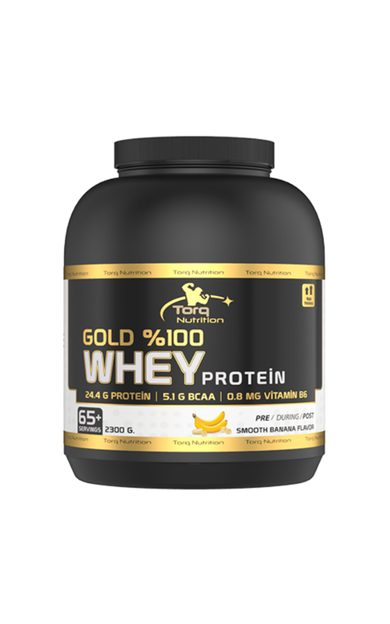 TORQ NUTRİTİON Gold %100 Whey Protein Muzlu 2300g