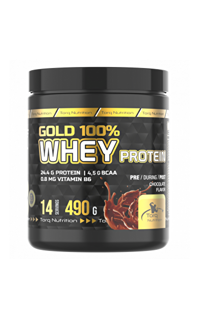 Torq Nutrition Gold %100 Whey Protein - 490 gr.  (Çikolata)