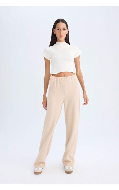 Flayer Fit Düz Paça Fitilli Kaşkorse Pantolon