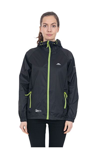 Trespass UAJKRAI10001 Qikpac Packaway Tp75 Unisex Yağmurluk UAJKRAI10001-BLK