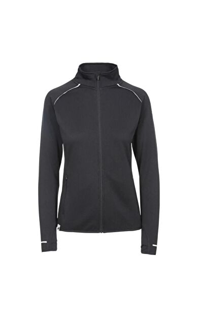 Trespass FATOLSTR0011-BLK Evie - Female Active Full Zip Top Tp75 Kadın Softshell Ceket