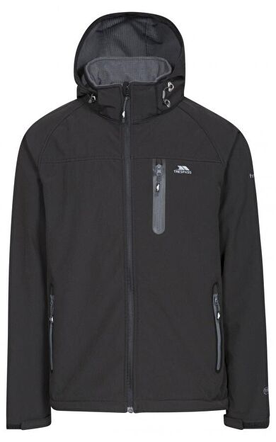 Trespass MAJKSSM20007-BLK Accelerator II - Male Softshell Jkt Tp75 Erkek Softshell Ceket