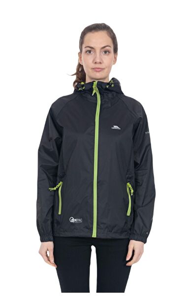 Trespass UAJKRAI10001 Qikpac Packaway Tp75 Unisex Yağmurluk UAJKRAI10001-BLK