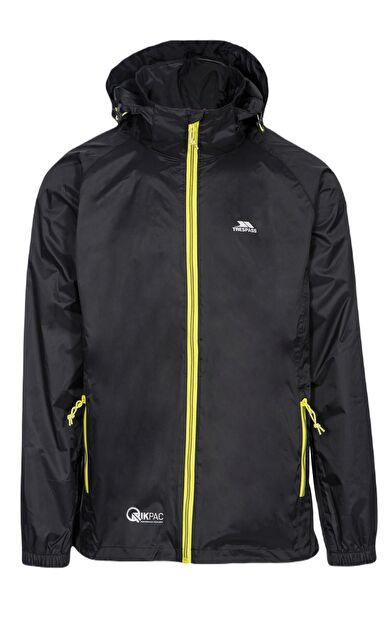 Trespass UAJKRATR0001 Qikpac X Packaway Tp75 Unisex Yağmurluk UAJKRATR0001-BLK