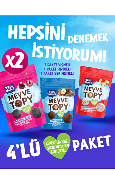 TrioMove Karışık Paket Meyve Topy 