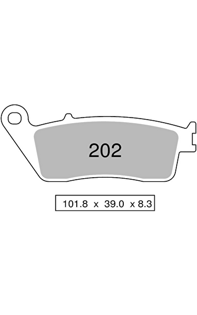 Honda Nc 700 S-X 12-13 Ön Fren Balatası Sinterli Takım