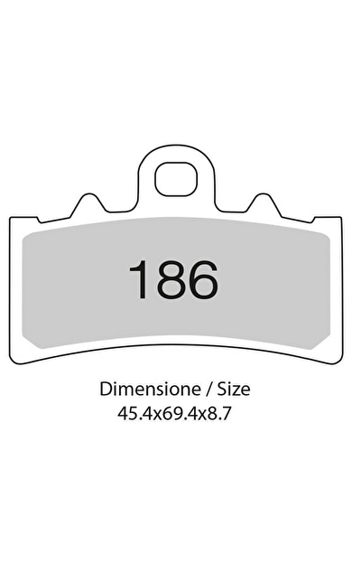 Ktm Duke 125 11-18 Ön Fren Balatası Sinterli