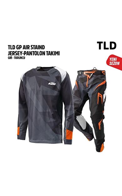 TLD Siyah Gri Jersey Pantolon Takımı