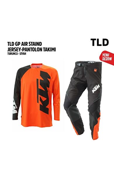 TLD Turuncu Siyah Jersey Pantolon Takımı