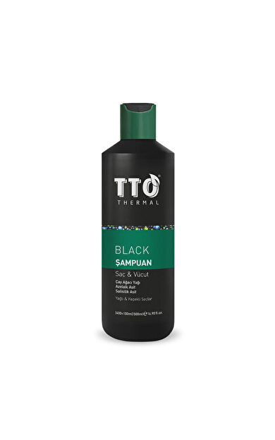 TTO Black Saç ve Vücut Şampuanı 400+100 ml