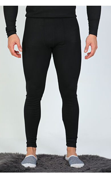 Erkek Siyah Termal Tayt İçlik