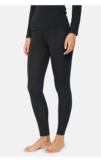 Kadın Siyah Termal İçlik Tayt