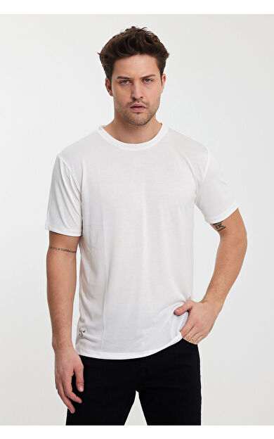 Twobull BERLİN Erkek Tişört Ekru