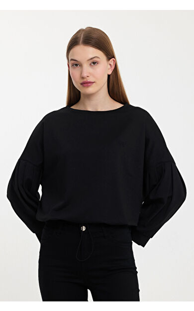 Twobull NAIROBI Kadın Sweatshirt Siyah