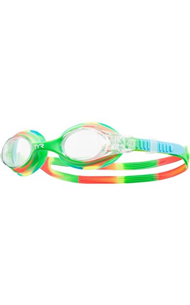 TYR Swimple Tie Dye Çocuk Gözlüğü (Yeşil/Turuncu)