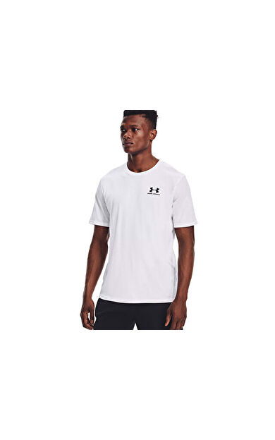 Under Armour Ua M Sportstyle Lc Ss Erkek Günlük Tişört 1326799-100 Beyaz