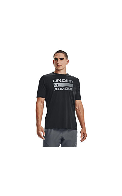 Under Armour Ua Team Issue Wordmark Ss Erkek Günlük Tişört 1329582-001 Siyah
