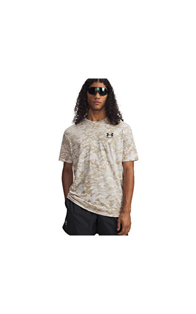 Under Armour Ua Abc Camo Ss Erkek Günlük Tişört 1357727-279 Kahverengi