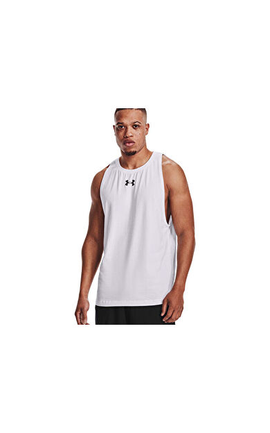 Under Armour Ua Zone Tank Erkek Basketbol Atleti 1361901-100 Beyaz