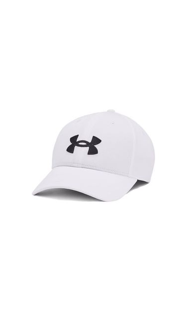 Under Armour M BLITZING LOW ADJ Şapka 1376701-100 Beyaz