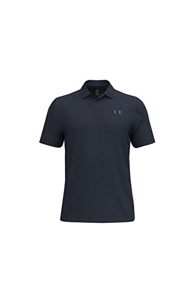 Under Armour Ua Matchplay Printed Polo Erkek Günlük Polo Tişört 1377377-423 Mavi