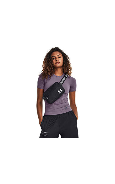 Under Armour Ua Essential Wb Xbody Bel Çantası-Uzunluk: 20 cm, Genişlik: 5 cm, Yükseklik: 13 cm 1378418-001 Siyah