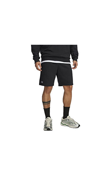 Under Armour Ua Rival Fleece Shorts Erkek Günlük Şort 1379779-001 Siyah