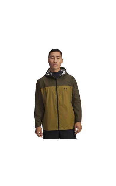 Under Armour Cloudstrike Colorblock Jkt Erkek Outdoor Yağmurluk Ceket 1381880-308 Yeşil